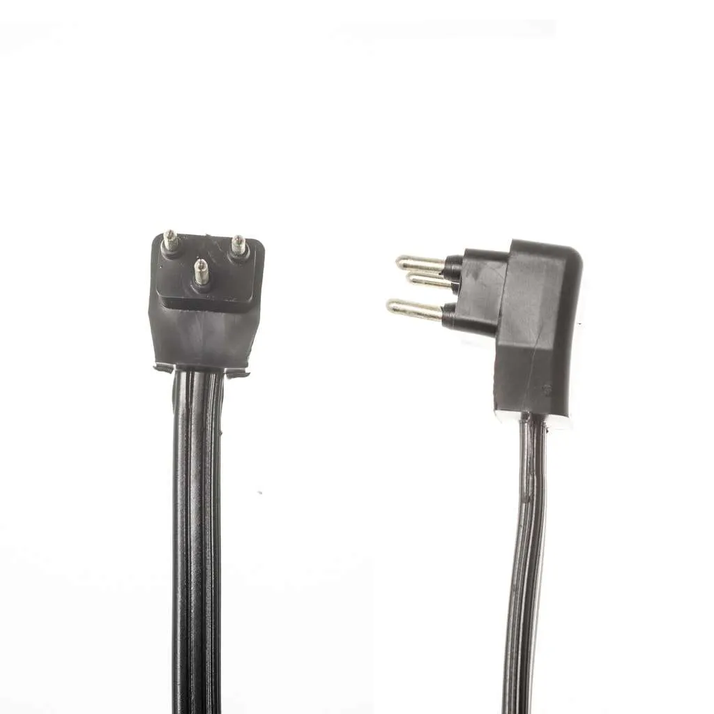 EP5311B 5" RightAngle Male Plug & Female Grommet Receptacles